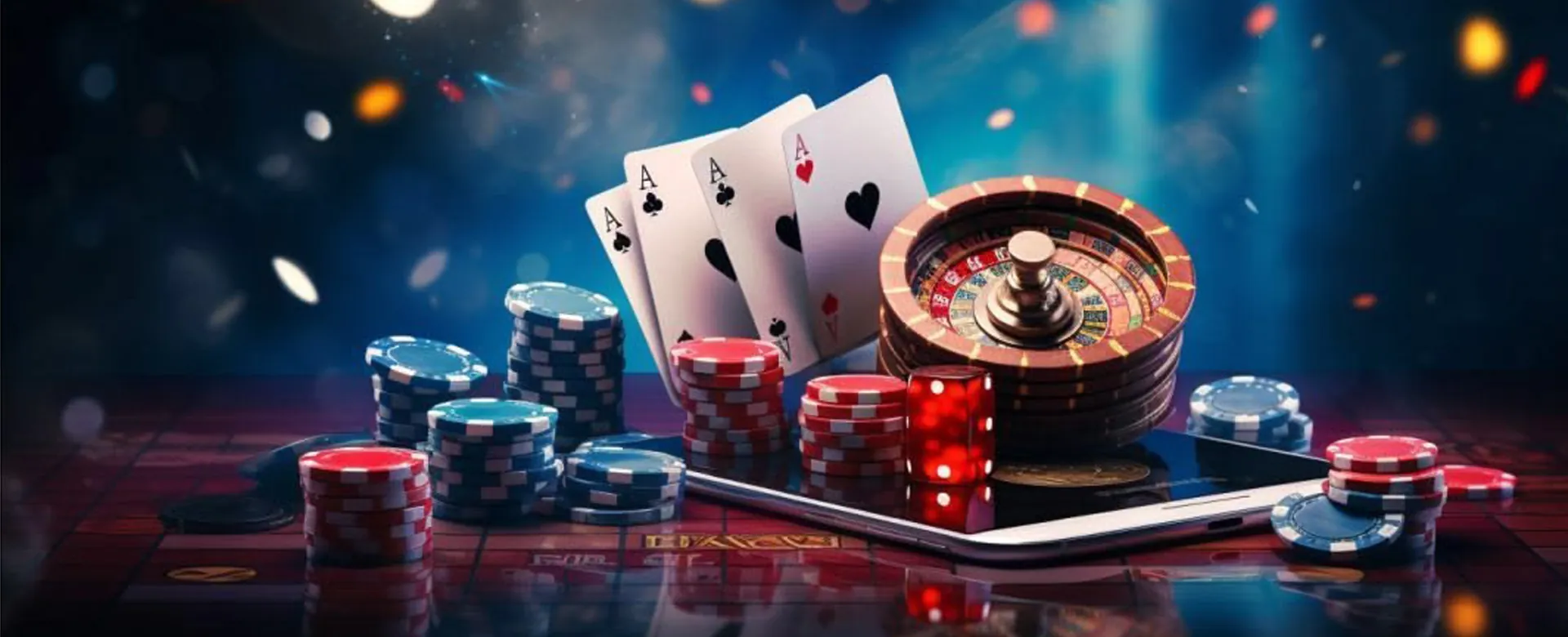 plus777 Blog Hero Image: A vibrant golden abstract background representing online casino success